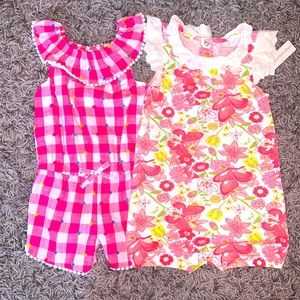 Toddler girl rompers set of 2